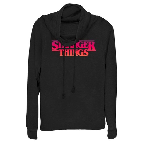 Stranger things pink on sale sweatshirt