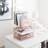 Blu Monaco Workspace Desk Organizer - Desktop Rack with Tiered File Sorters and Drawer for Office Supplies, Paper, Devices, and Folders - 3 of 4