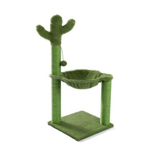Multi-Level Cat Tree, Cat Tower Durable Sisal-Covered Scratching Posts,Cozy Caves,Condo,Dangling Ball,Jumping Platform for Cats Play &Sleep,Pet House - 1 of 1