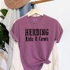 Simply Sage Market Women's Herding Kids and Cows Short Sleeve Garment Dyed Tee - 3 of 4