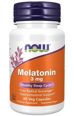 Melatonin 3mg Vegan Gluten-Free Sleep Support Capsules