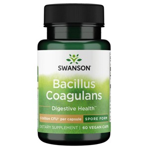 Swanson Bacillus Coagulans 6 Billion Cfu 60 Veg Caps - 1 of 4