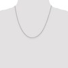 Black Bow Jewelry 1.5mm Sterling Silver Solid Open Curb Chain Necklace - 3 of 4