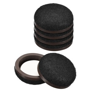 Unique Bargains Formed Felt Smooth Furniture Tile Floors Round Sliding Pads 20 Pcs - 1 of 4