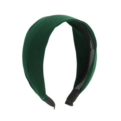 Unique Bargains Women's Solid Color Wide Headbands 1 Pc