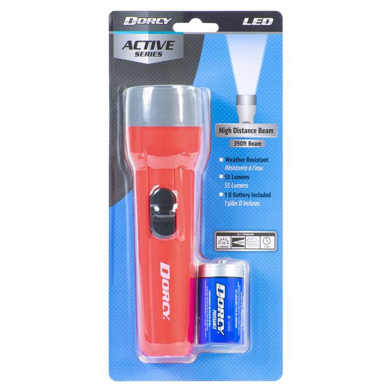 Dorcy 55 lm Assorted LED Flashlight D Battery, 1 of 2
