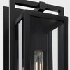Quorum Lighting Marco 1 - Light Wall Light in  Textured Black - 3 of 4