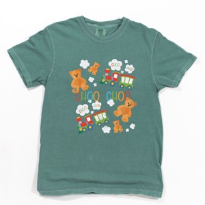Teddy Bears and Choo Choo Trains - Garment Dyed Tee - 1 of 1