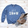 Simply Sage Market Women's Graphic Sweatshirt Let It Snow - image 3 of 4