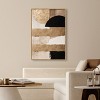 Art Remedy Sunny Cloudy Gold Brown Earthy Abstract Wall Art Framed - 4 of 4