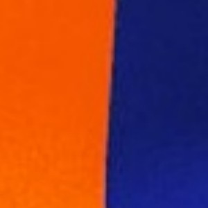 royal blue and orange