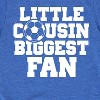 Boys' - Instant Message - Little Cousin Biggest Soccer Fan Short Sleeve Graphic T-Shirt - 2 of 4