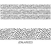Creative Teaching Press Straight Border 3" x 144' Black Messy Dots on White (CTP10451-3) - 2 of 3