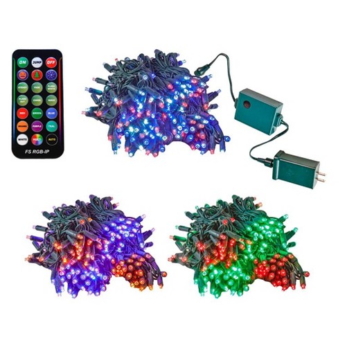 Novelty Lights RGB LED Color Changing Mini Light Green Wire - image 1 of 4