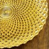 Slickblue Handcrafted Glass Dinner Plates with Peacock Tail Design, Set of 1, 4, 6, or 12, Stylish Tableware - 4 of 4