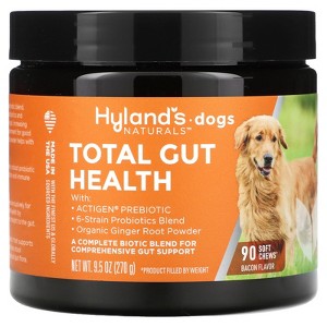Hyland's Naturals Total Gut Health, For Dogs, Bacon, 90 Soft Chews, 9.5 oz (270 g) - 1 of 3