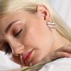 SOHI Women's Opal White The Tactile Stud Earrings - 4 of 4
