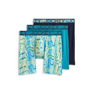 Jockey Men's Active Microfiber 9" Long Leg Boxer Brief - 3 Pack - 1 of 4