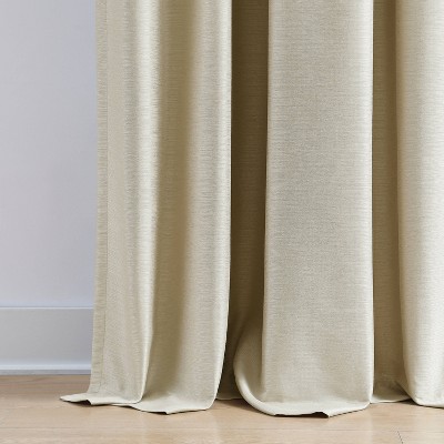 Champagne 50in x 84in Blackout Polyester Window Curtains