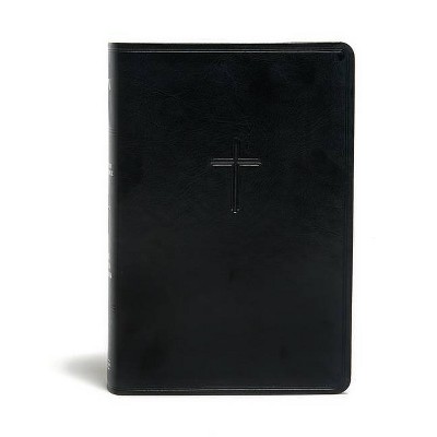 KJV Everyday Study Bible, Black Leathertouch - by  Holman Bible Staff (Leather Bound)