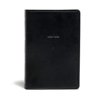 KJV Everyday Study Bible, Black Leathertouch - by  Holman Bible Publishers (Leather Bound)