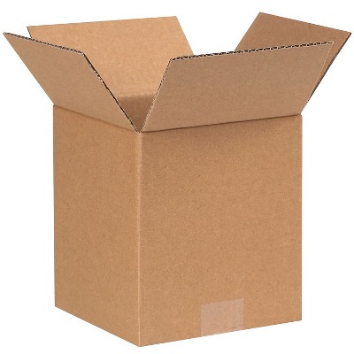Box Partners Corrugated Boxes 4" x 4" x 5" Kraft 25/Bundle 445