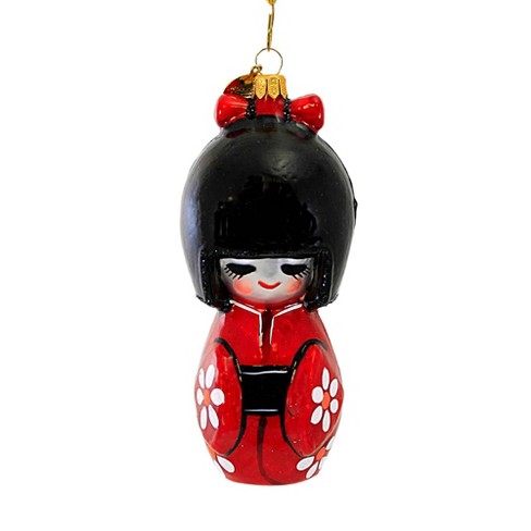 HOMSFOU Japanese Geisha Ornaments Kimono Japanese Doll Decoration Interior  Figurine Office Desk Decor Crafts Japan Decor Home Ornament Dining Table