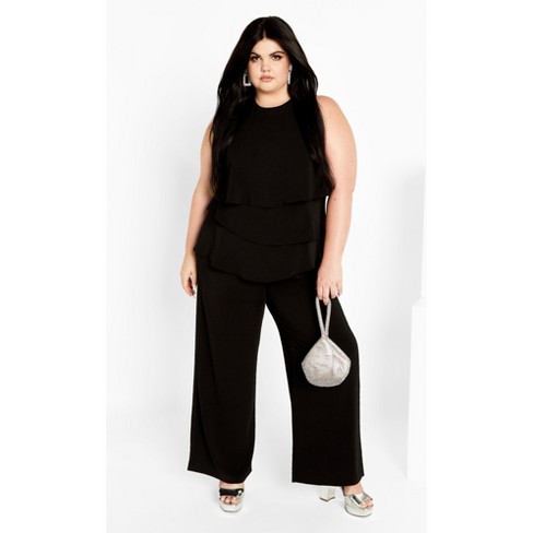 Women s Plus Size Alexis Jumpsuit Black City Chic Target