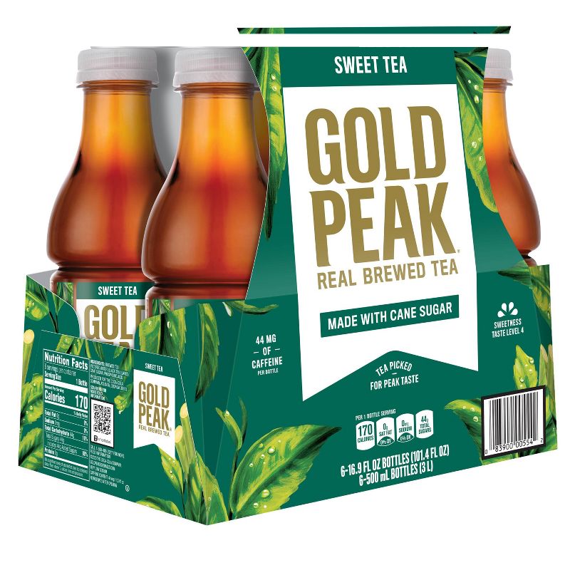 Gold Peak Sweet Tea Bottles - 6pk/16.9 fl oz, 2 of 10