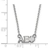 Black Bow Jewelry Sterling Silver Alpha Epsilon Phi Greek Life Necklace 18 Inch - 3 of 4