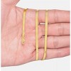 Pompeii3 14k Yellow Gold Herringbone Necklace Women's 16" - 2 of 4
