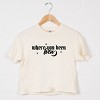 Where You Been Loca  - Women's Boxy Crop Top Graphic T-Shirt - 2 of 4