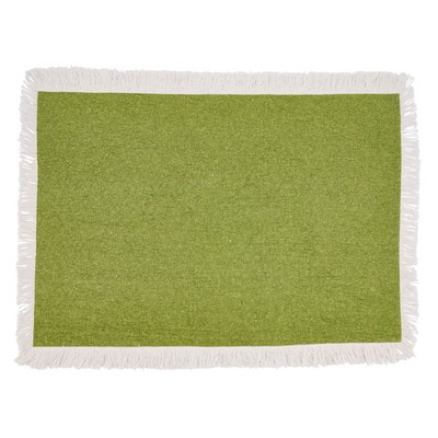 Saro Lifestyle Table Mats With Fringe Border Design (Set of 4)