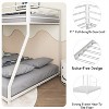 ELJGET Twin Over Twin Bunk Bed Heavy Duty Metal Bunk Bed w/ Ladder Safety Guardrails - 4 of 4