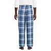 Lands' End Men's High Pile Fleece Lined Flannel Pajama Pants - 2 of 4