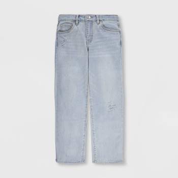 Levi's® Girls' Mid-Rise Wide Leg Jeans - Dark Wash