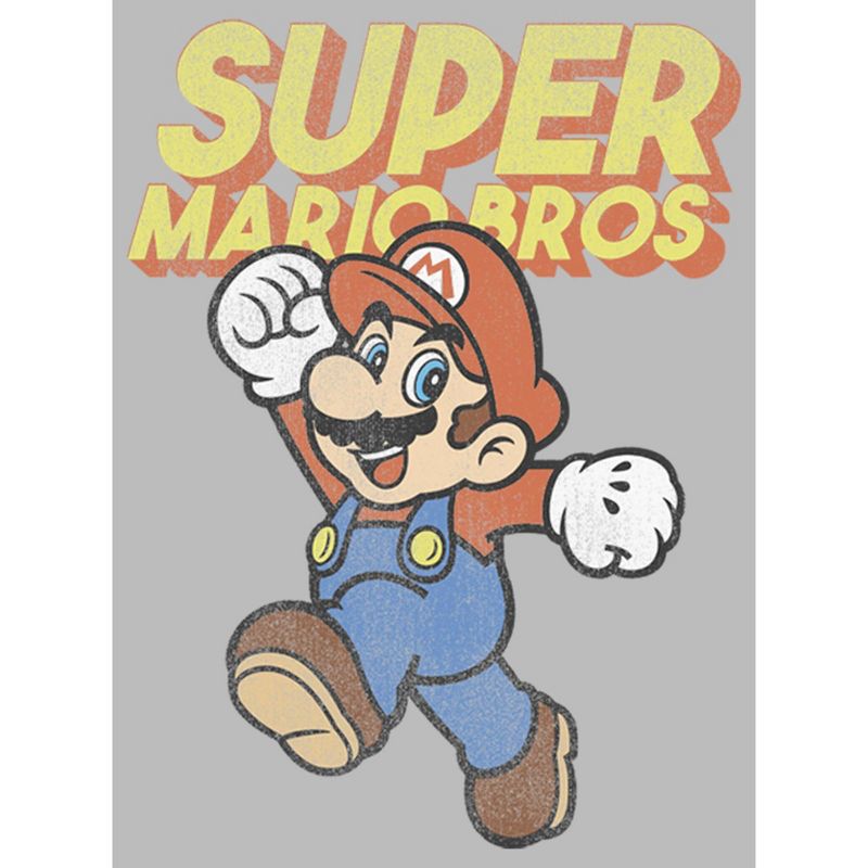 Men's Nintendo Mario Retro Jump T-Shirt, 2 of 3