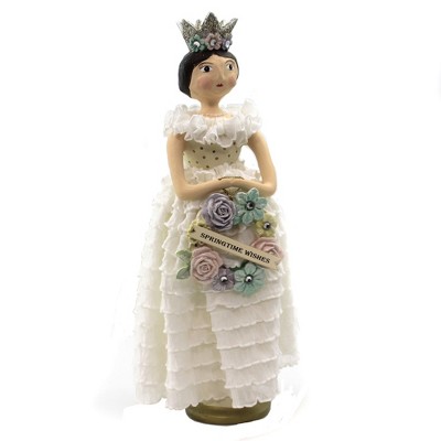 Heather Myers 11.0" Spring Queen Easter Flower Wreath  -  Decorative Figurines