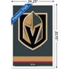 Trends International NHL Vegas Golden Knights - Logo 21 Framed Wall Poster Prints - 3 of 4