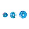 John Bead Assorted Loose Sequins Hologram with Hole 6/8/10mm Combo Pack for DIY Crafts Making Sewing Embroidery Aqua Blue 700 Pieces - 2 of 4