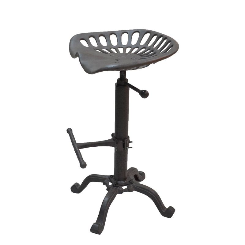 Adjustable Tractor Seat Counter Height Barstool - Hunter, 2 of 5