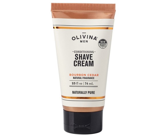 Olivina Bourbon Cedar Conditioning Shave Cream - 2.5 fl oz