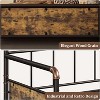 Metal Twin Daybed Frame with Classic Headboard, Heavy Duty Sofa Bed with Strong Steel Slats for Living Room, Bedroom, Guest Room, Matte Black - 2 of 4