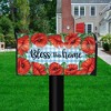 Briarwood Lane Spring Mailbox Cover  - Standard Size - Bless This Home Checkered For Spring Mailbox Cover - 2 of 3