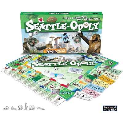 Late for the Sky: Seattle-Opoly Monopoly Board Game
