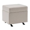 25" Wide Rectangle Gliding Ottoman - WOVENBYRD - 2 of 4