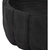 Sagebrook Home Sagebrook Home Elegant Decorative Bowl, Textured Variant, Classic Matte Black, Ideal for Modern Home Decor - 4 of 4