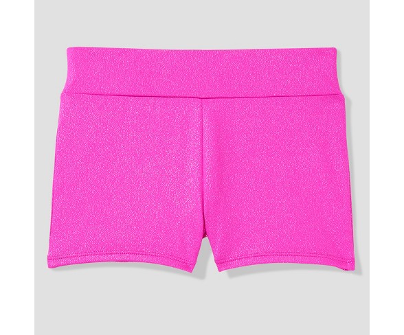 Freestyle by Danskin Girls' Activewear Shorts - Pink 2T