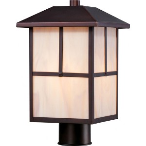 Nuvo Lighting Tanner 1 - Light Lantern in  Claret Bronze - 1 of 1