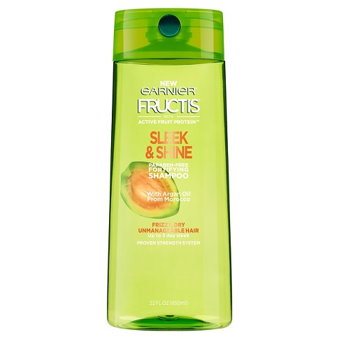 Garnier Fructis Sleek & Shine Shampoo For Frizzy, Dry ...